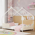 House-Shaped Twin Metal Montessori Floor Bed