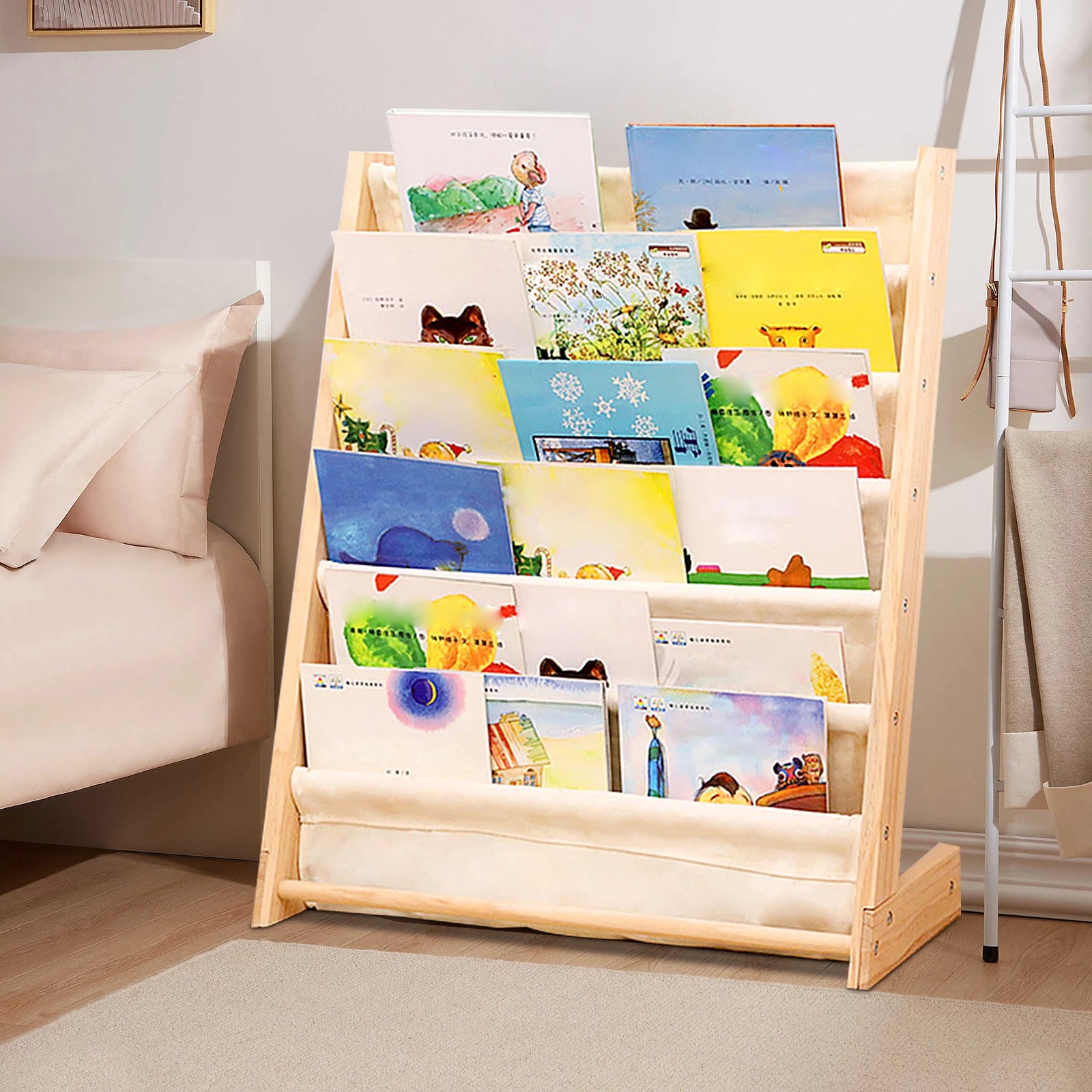 6-Tier Kids Bookshelf