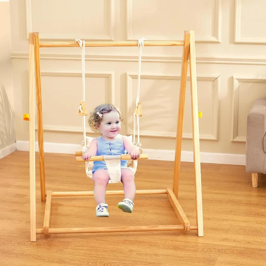 Montessori Wooden Swing Set