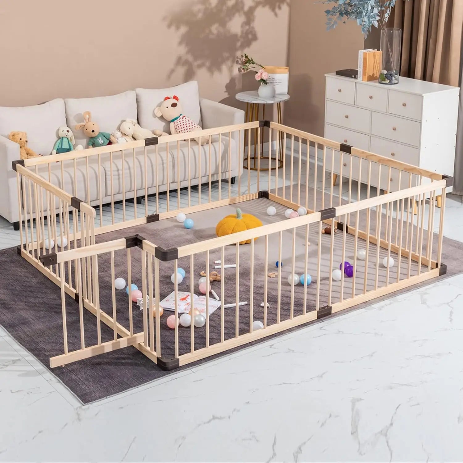 Conababy Wooden Baby Playpen