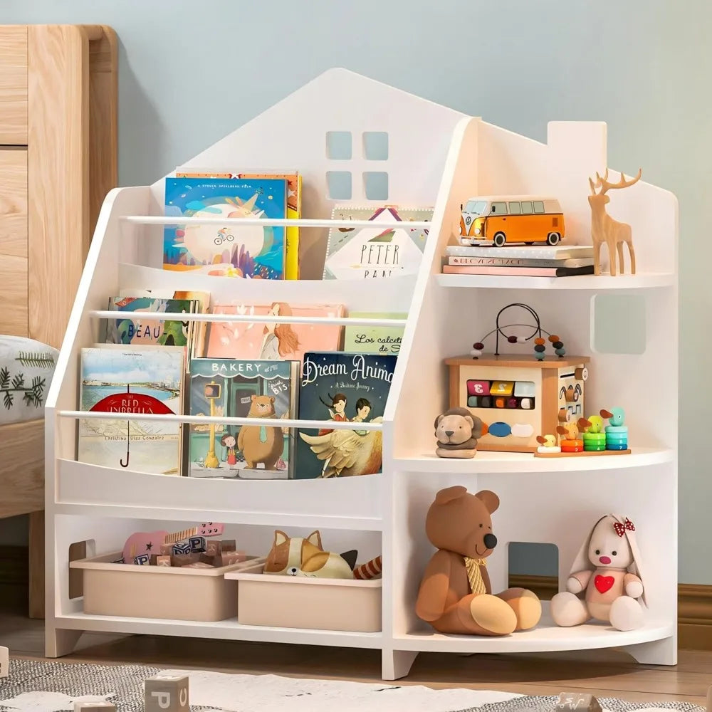 House-Shaped Kids Bookshelf