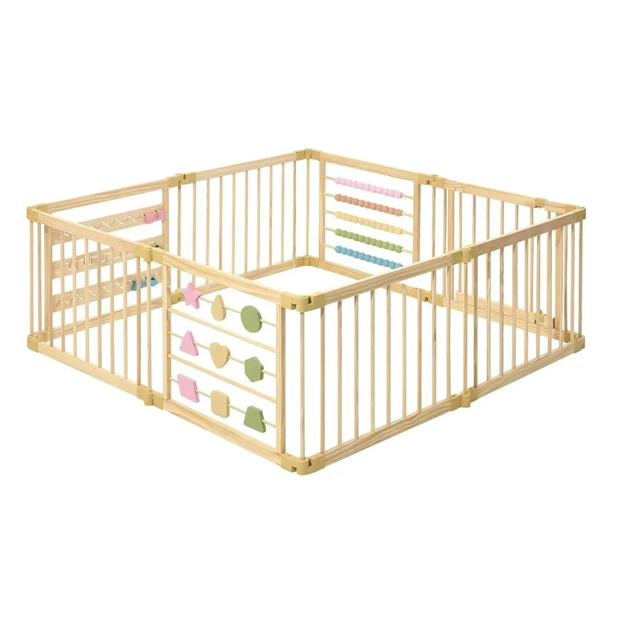 EcoFlex XL Wooden Playpen