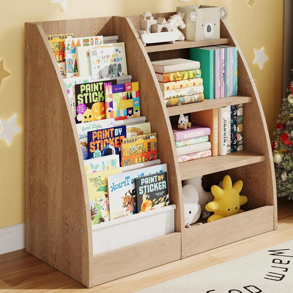 4-Tier Kids Bookshelf