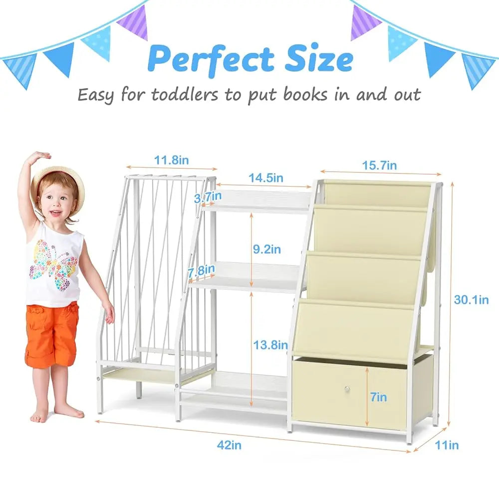 3-Tier Kids Bookshelf