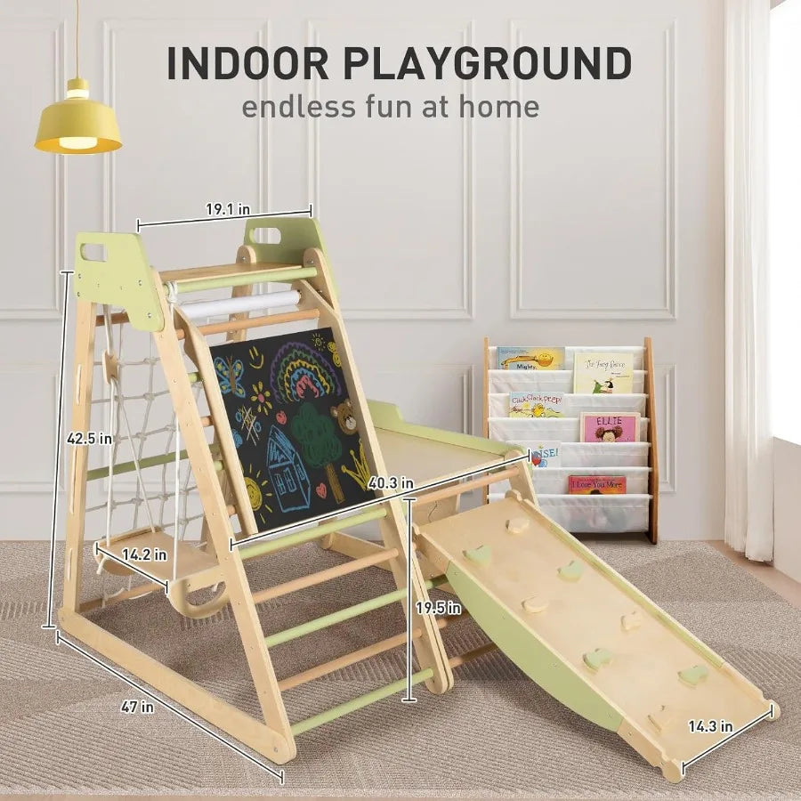 12-in-1 Indoor Jungle Gym for Toddlers