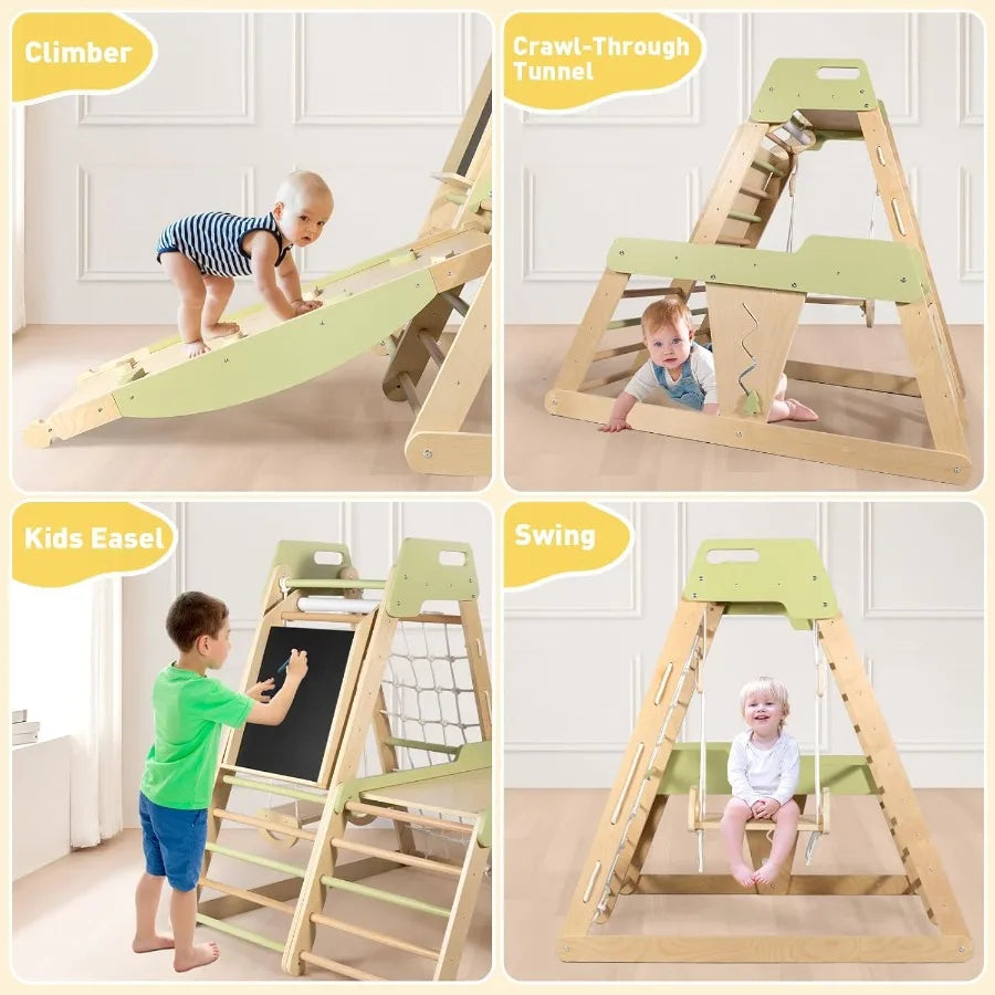 12-in-1 Indoor Jungle Gym for Toddlers