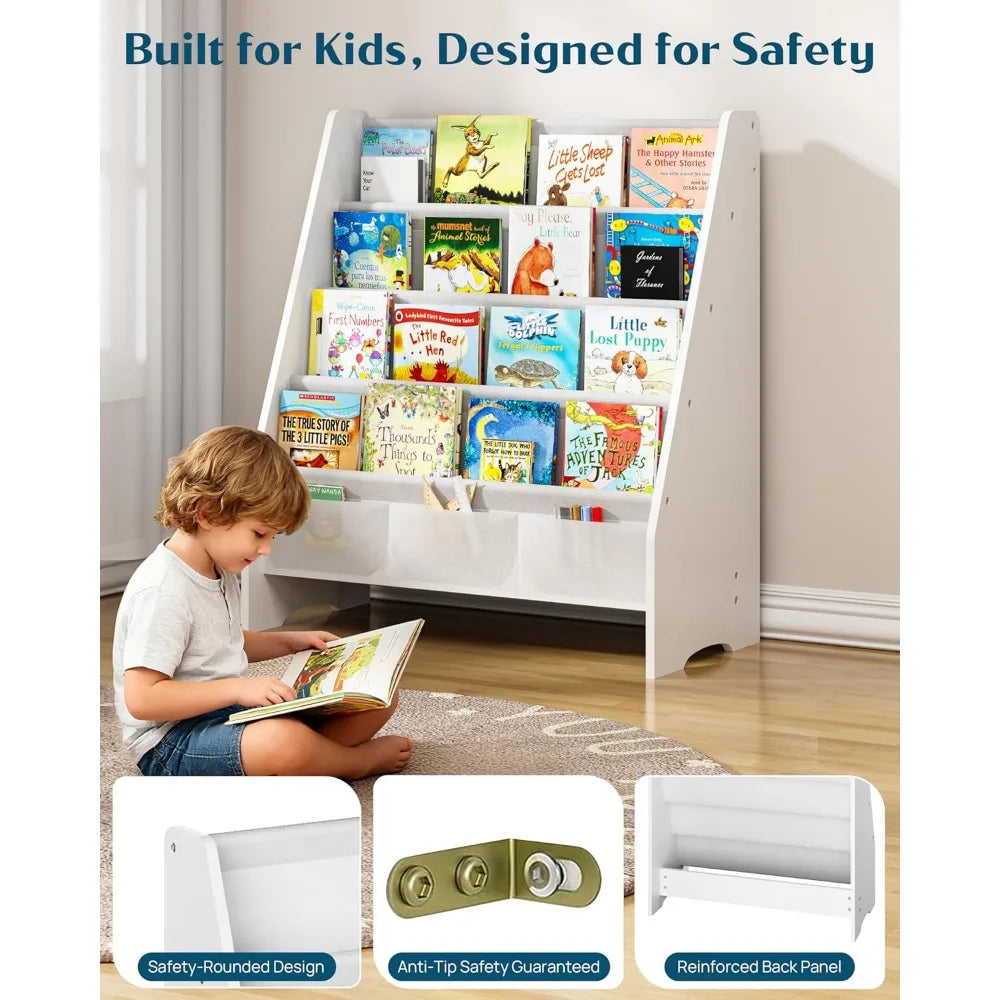 SEIRIONE Sturdy Kids Bookshelf