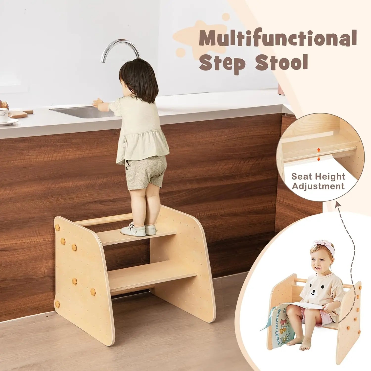 7-in-1 Wooden Montessori Climber Set