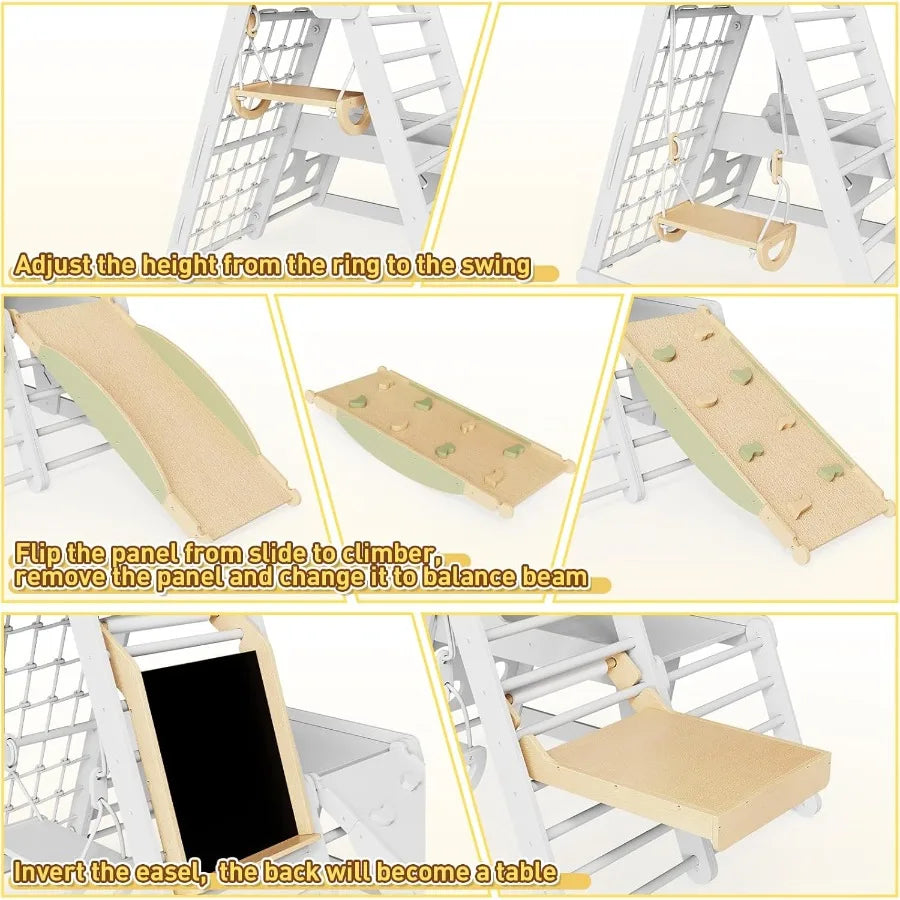 12-in-1 Indoor Jungle Gym for Toddlers