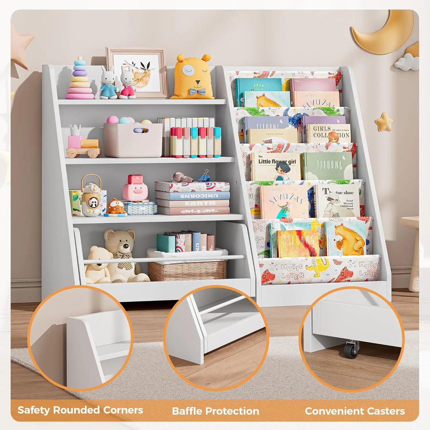 42-Inch Kids Bookshelf