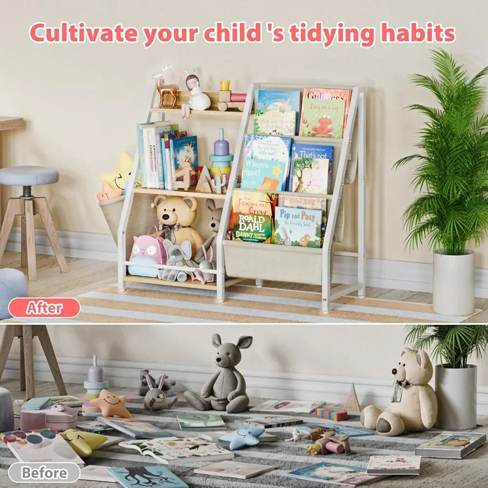 3-Tier Kids Bookshelf