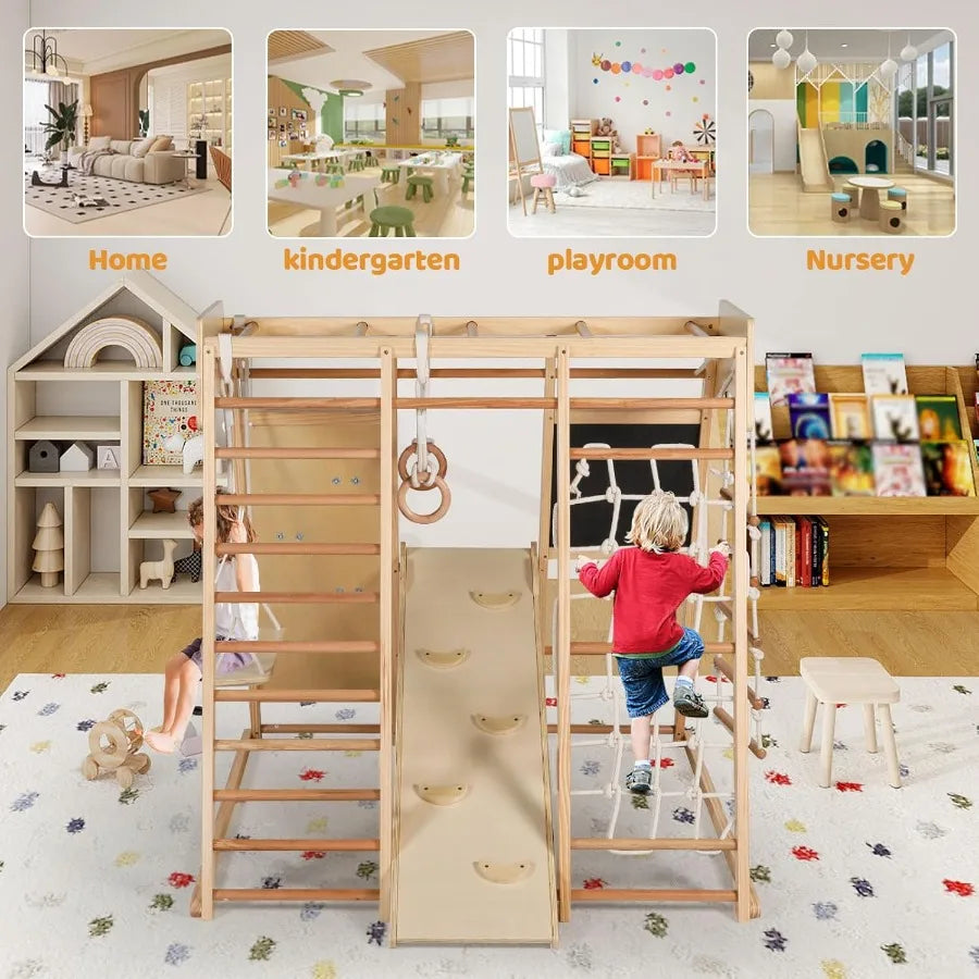 AdventurePark 7-in-1 Montessori Jungle Gym