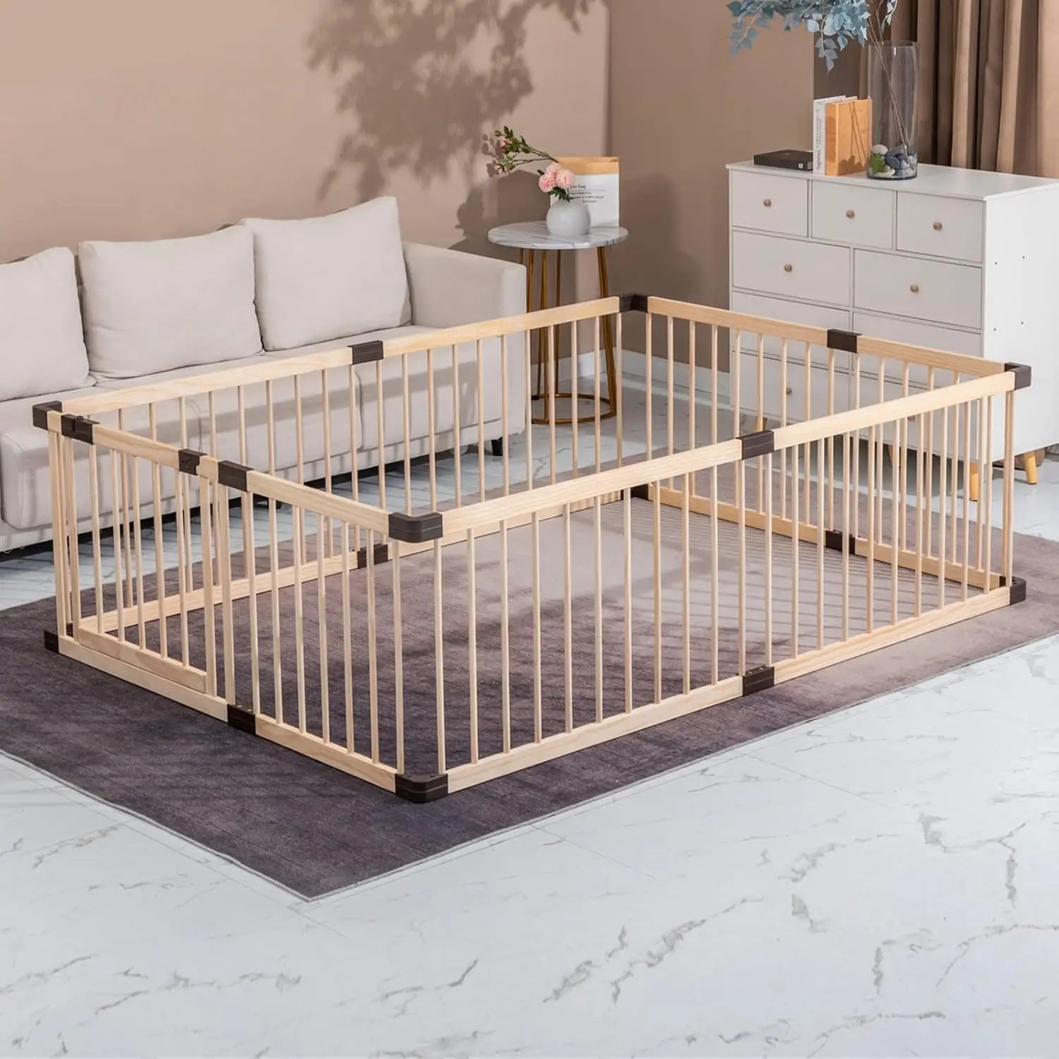 Conababy Wooden Baby Playpen