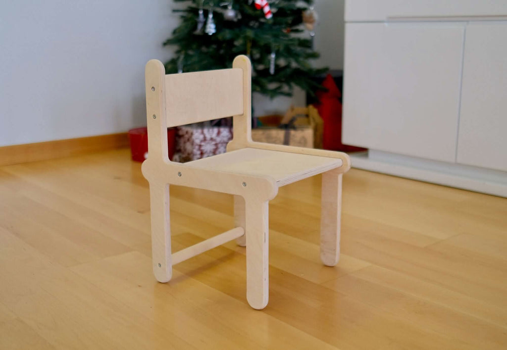 Montessori Climbing Triangle with Table and Chair-5