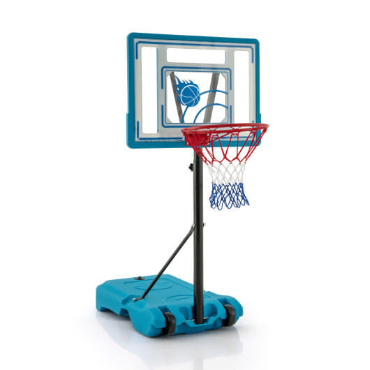 Kids Basketball Hoop Adjustable 3.8 FT Indoor Outdoor with Wheels-3