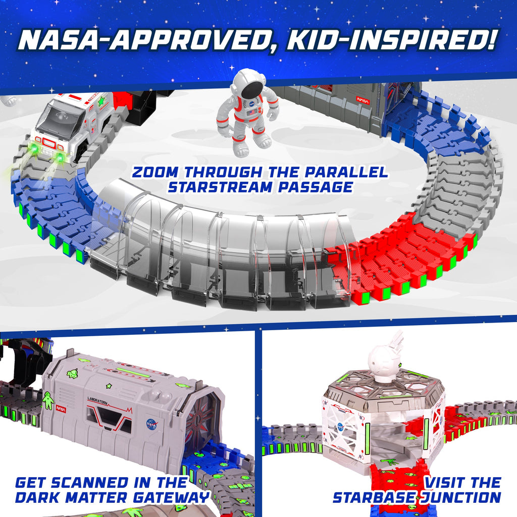 USA Toyz Lunar Loop NASA Space Tracks Playset 225 Pieces-1