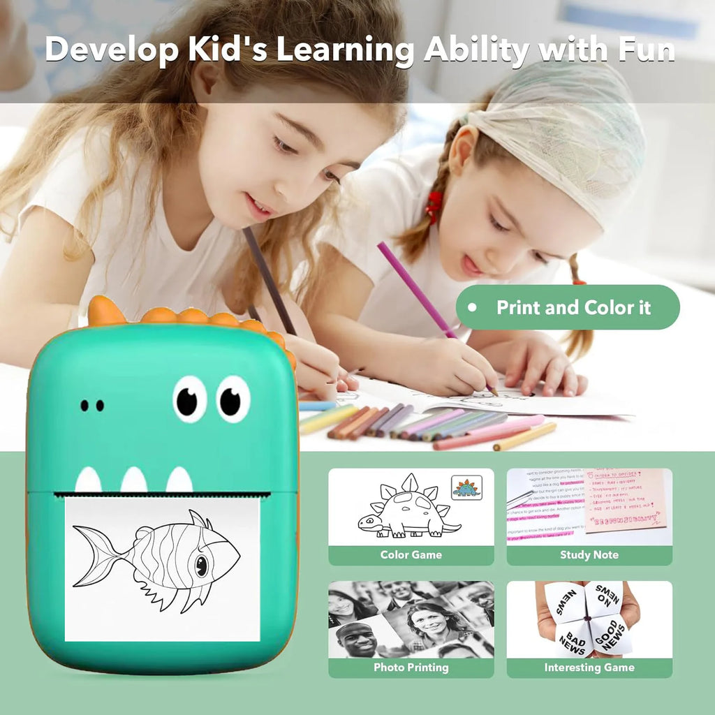Kids Pocket Printer — Wireless Mini Thermal Printer for Creative Learning