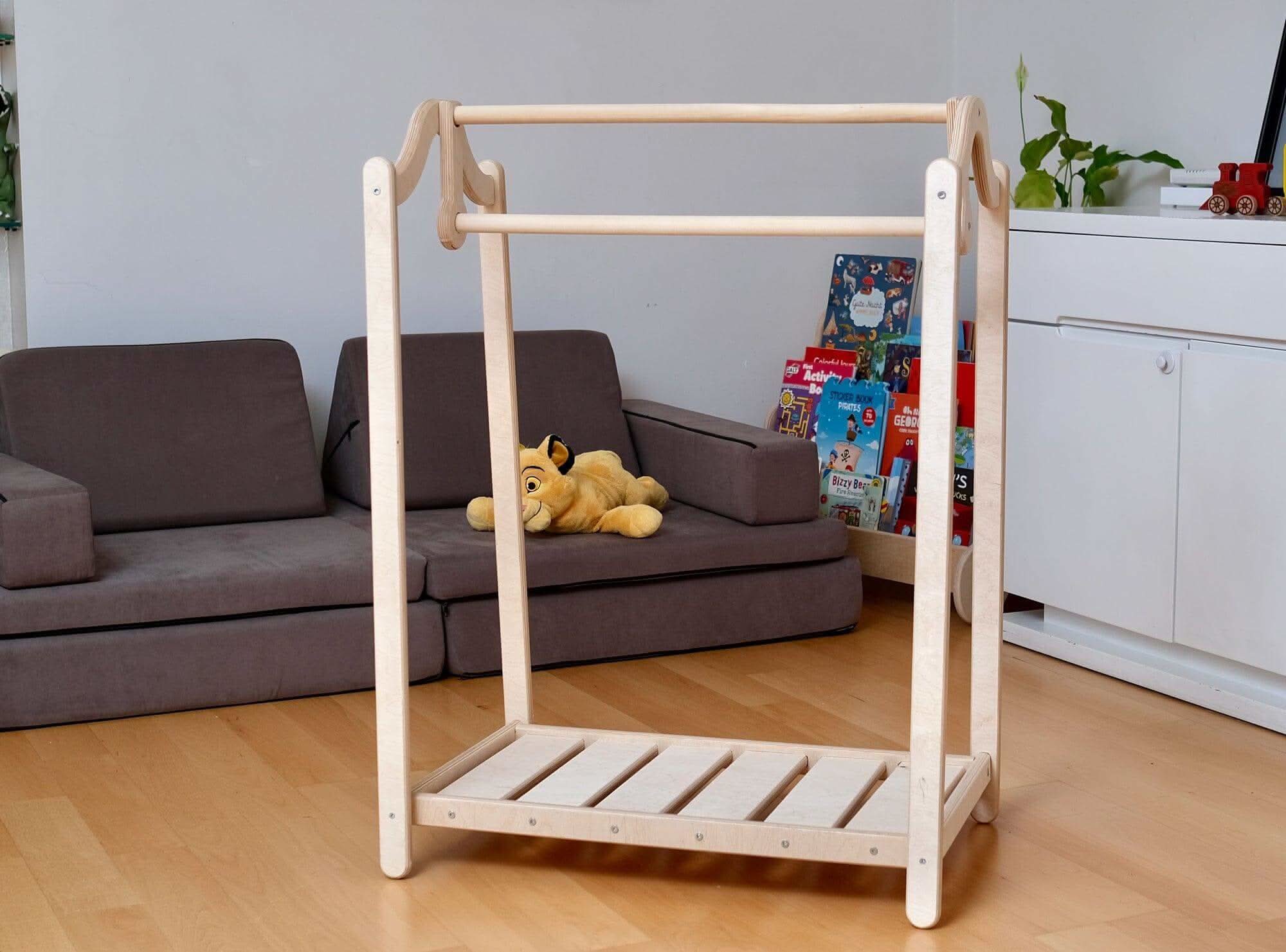 Montessori Wooden Wardrobe Set